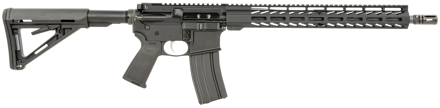 Anderson B2K869A031 AM-15 Utility Pro 5.56x45mm NATO 30+1 16", Black, 15" M-Lok, Magpul Grip & Carbine Stock, A2 Flash Hider