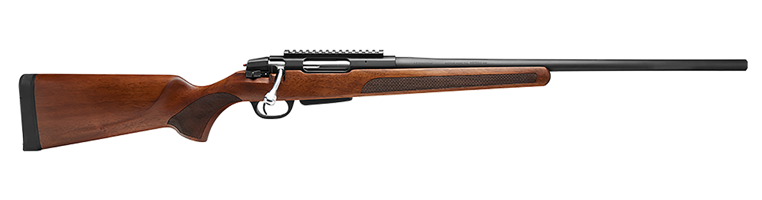 Stevens 18940 334  30-06 Springfield 3+1 22" Matte Black Target Crown Barrel, Drilled & Tapped w/Picatinny Rail Carbon Steel Receiver, Turkish Walnut Fixed Sporter Stock