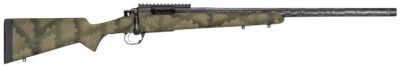 Proof Research 139981 Glacier TI 308 Win 4+1 20" Carbon Fiber Match Grade Threaded Barrel, Black Cerakote Titanium Receivern w/Picatinny Rail, Fixed PROOF Hunter TFDE Carbon Fiber Stock