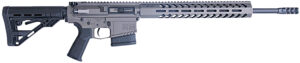 HM Defense HM10243 Titan  243 Win 10+1 20" Black Cerakote Match Grade Barrel, Tungsten Gray Cerakote 14" Picatinny Rail Aluminum Receiver, Black Synthetic Mil-Spec HM Stock, Black Polymer Grip