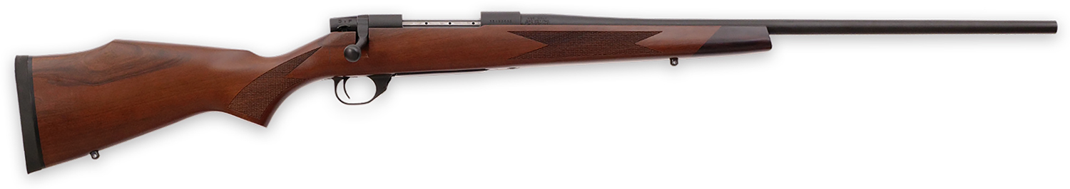 Weatherby VDT300WR4T Vanguard Sporter Full Size 300 Wthby Mag 3+1 24" Bead Blasted Blued #2 Threaded Barrel, Matte Blued Drilled & Tapped Steel Receiver, Grade A Turkish Walnut Monte Carlo Stock