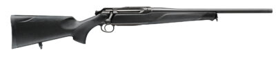 Sauer 80117638 505 XT Full Size 6.5 PRC 3+1 22" Titanium Gray Threaded Barrel, Saddle Mount Steel Receiver, Black Fixed Synthetic Stock