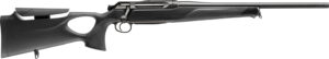 Sauer 80117650 505 Synchro XT Full Size 30-06 Springfield 3+1 22" Titanium Gray Threaded Barrel, Saddle Mount Steel Receiver, Black Thumbhole w/Adj Comb Synthetic Stock