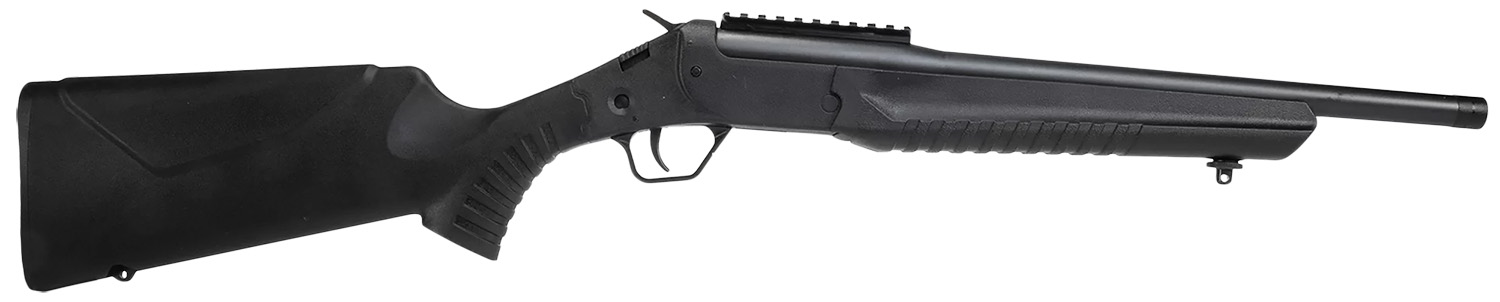 Rossi LWC300BBK LWC  300 Blackout 1rd 16.50" Black Oxide Threaded Barrel, Black Picatinny Rail Steel Receiver, Black Fixed Synthetic Stock
