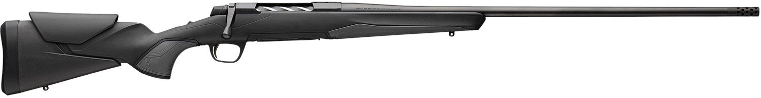 Browning 036003218 X-Bolt 2 Hunter Full Size 308 Win 4+1 22" Matte Black Threaded Sporter Barrel, Matte Black Drilled & Tapped Steel Receiver, Black Adjustable Vari-Tech w/Grip Module Synthetic Stock