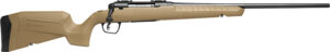 Savage Arms 32051 Axis 2  6.5 Creedmoor 4+1 22" Matte Black Sporter Barrel, Matte Black Drilled & Tapped Steel Receiver, Fixed Flat Dark Earth Synthetic Stock, Right Hand