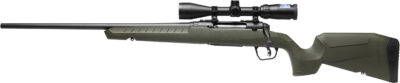 Savage Arms 32182 Axis 2 XP Combo Full Size 223 Rem 4+1 22" Black Sporter Barrel, Black Carbon Steel Receiver Drilled & Tapped, OD Green Fixed Synthetic Stock, Weaver 3-9x40mm Scope, Left Hand