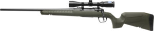 Savage Arms 32184 Axis 2 XP Combo Full Size 243 Win 4+1 22" Black Sporter Barrel, Black Carbon Steel Receiver Drilled & Tapped, OD Green Fixed Synthetic Stock, Weaver 3-9x40mm Scope, Left Hand