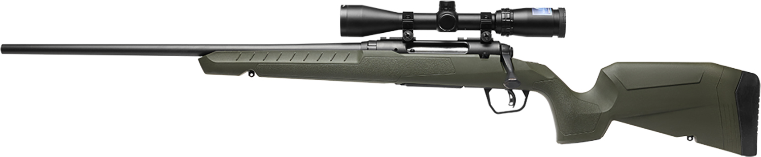 Savage Arms 32185 Axis 2 XP Combo Full Size 6.5 Creedmoor 4+1 22" Black Sporter Barrel, Black Carbon Steel Receiver Drilled & Tapped, OD Green Fixed Synthetic Stock, Weaver 3-9x40mm Scope, Left Hand