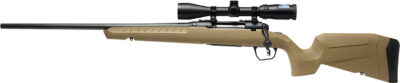 Savage Arms 32193 Axis 2 XP Combo Full Size 223 Rem 4+1 22" Black Sporter Barrel, Black Carbon Steel Receiver Drilled & Tapped, Flat Dark Earth Fixed Synthetic Stock, Weaver 3-9x40mm Scope, Left Hand