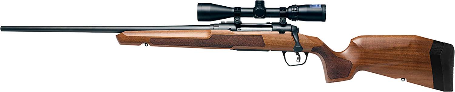 Savage Arms 32276 Axis 2 XP Combo 25-06 Rem 4+1 22" Matte Black Sporter Barrel & Drilled & Tapped Carbon Steel Receiver, Ergonomic Hardwood Stock, Left Hand, Weaver 3-9x40mm Scope