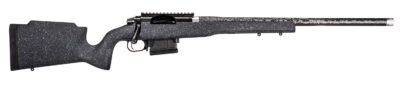 Proof Research 137895 Elevation MTR 2.0 7mm PRC 22" Carbon Fiber Wrapped Match Grade Threaded Barrel, Black Cerakote Picatinny Rail Steel Receiver, Fixed Proof Black Granite Carbon Fiber Stock