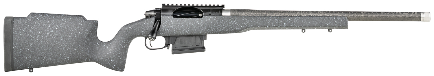 Proof Research 137994 Elevation MTR 2.0 308 Win 20" Carbon Fiber Wrapped Match Grade Threaded Barrel, Black Cerakote Picatinny Rail Steel Receiver, Fixed Proof Black Granite Carbon Fiber Stock