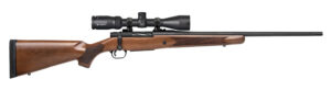 Mossberg 28213 Patriot  Full Size 400 Legend 4+1 20" Matte Blued Fluted Threaded Barrel, Drilled & Tapped Matte Blued Stainless Steel Receiver, Walnut Fixed Wood Stock 3-9x40mm Duplex, Right Hand