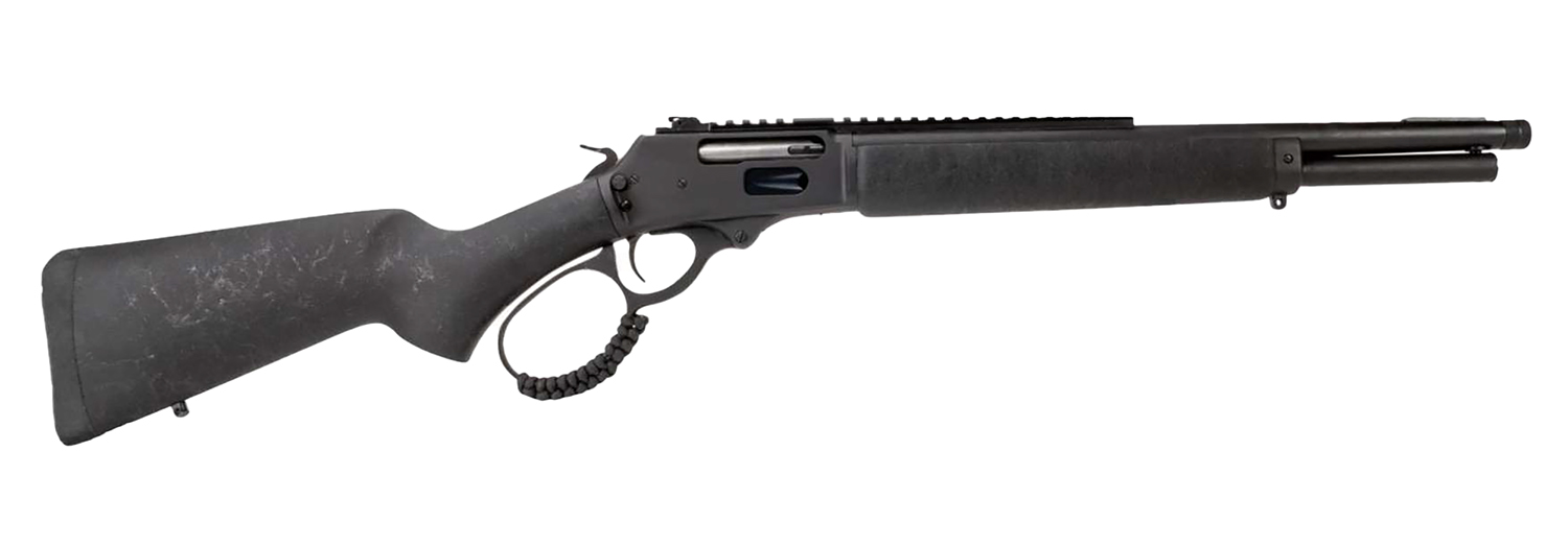 Rossi 950444161TB R95 Trapper 444 Marlin 5+1 16.50" Black Oxide Threaded Barrel, Black Oxide Picatinny Rail Alloy Steel Receiver, Fixed Black Polymer Stock
