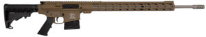 Great Lakes Firearms GL10243SSFDE GLFA  243 Win 5+1 24" Stainless Threaded Barrel, Flat Dark Earth Cerakote Picatinny Rail Aluminum Receiver, Adjustable Black Synthetic Stock, Mil-spec Polymer Grip