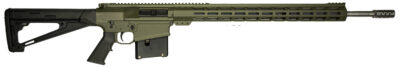 Great Lakes Firearms GL10308SSODG GLFA  308 Win 10+1 18" Stainless Threaded Barrel, OD Green Cerakote Picatinny Rail Aluminum Receiver, 6 Position Mil-Spec Black Synthetic Stock, Mil-spec Polymer Grip
