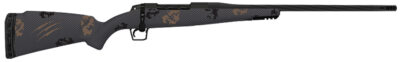 Fierce Firearms TWROG7PRC22BT Twisted TI Rogue 7mm PRC 22" Black Cerakote Steel Threaded Barrel, Drilled & Tapped Titanium Receiver, LR Negative Comb Trophy Camo Carbon Fiber Stock