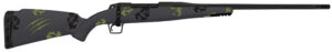Fierce Firearms TWROG7PRC24BF Twisted Rogue 7mm PRC 24" Black Cerakote Steel Threaded Barrel, Black Cerakote Drilled & Tapped Steel Receiver, LR Negative Comb Forest Camo Carbon Fiber Stock