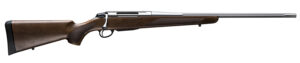 Tikka JRTXA78222MT T3x Hunter Full Size 6.5 Creedmoor 3+1 22.40" Matte Stainless Fluted Threaded Barrel, Matte Drilled & Tapped Stainless Steel Receiver, Fixed Oiled Walnut Wood Stock, Right Hand