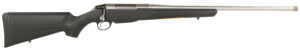 Tikka JRTXB31422MT T3 Lite Full Size 22-250 Rem 3+1 22.40" Stainless Threaded Barrel, Drilled & Tapped Stainless Steel Receiver, Fixed Black Synthetic Stock, Right Hand