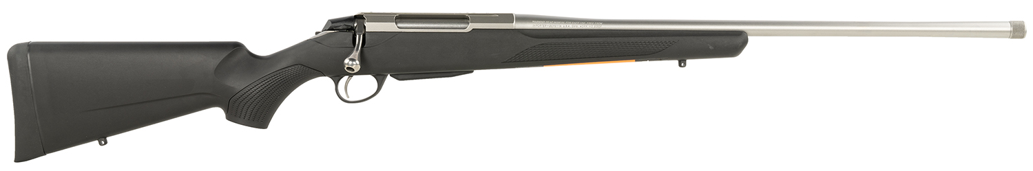 Tikka JRTXB37122MT T3 Lite Full Size 7mm PRC 3+1 24.30" Stainless Threaded Barrel, Drilled & Tapped Stainless Steel Receiver, Fixed Black Synthetic Stock, Right Hand