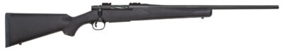 Mossberg 27909 Patriot  Full Size 6.5 Creedmoor 5+1 22" Matte Blued Fluted Barrel, Matte Blued Stainless Steel Receiver Drilled & Tapped, Black Fixed Synthetic Stock, Right Hand