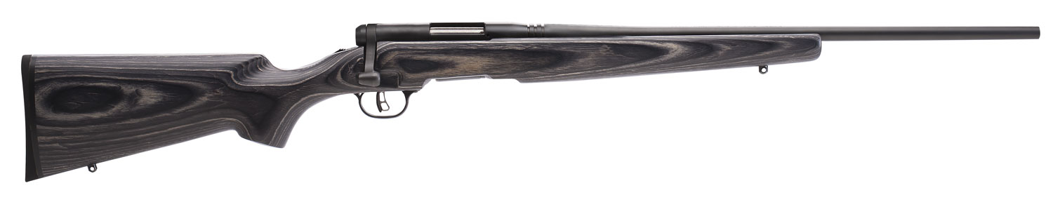 Savage Arms 96971 B.MAG Sporter Full Size 17 WSM 8+1 22" Matte Black Sporter Barrel, Matte Black Drilled & Tapped Carbon Steel Receiver, Gray Fixed Laminate Stock, Right Hand