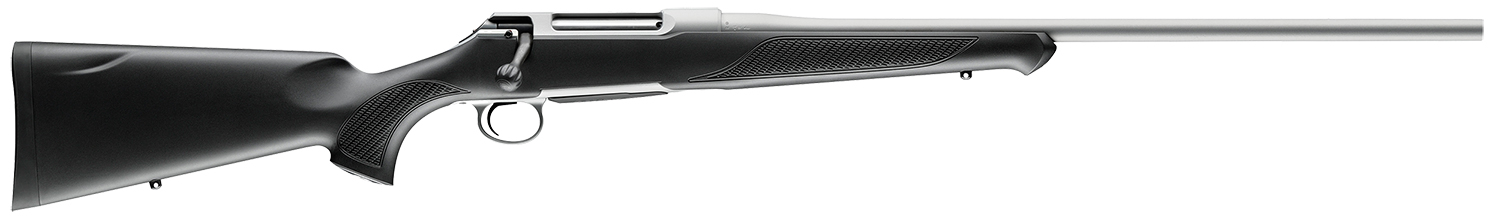 Sauer S1SX65C 100 Silver XT Full Size 6.5 Creedmoor 5+1 22" Stainless Steel Cerakote Barrel, Stainless Cerakote Drilled & Tapped Steel Receiver, Black Max Synthetic Stock