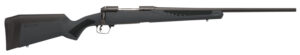 Savage Arms 57060 110 Hunter Full Size 22-250 Rem 4+1 22" Matte Black Button-Rifled Barrel, Matte Black Drilled & Tapped Carbon Steel Receiver, Adj AccuStock Matte Gray Synthetic Stock, Right Hand