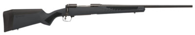 Savage Arms 57060 110 Hunter Full Size 22-250 Rem 4+1 22" Matte Black Button-Rifled Barrel, Matte Black Drilled & Tapped Carbon Steel Receiver, Adj AccuStock Matte Gray Synthetic Stock, Right Hand