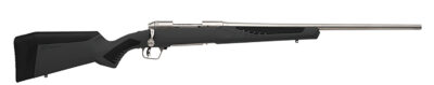 Savage Arms 57054 110 Storm Full Size 7mm Rem 3+1 24" Matte Button-Rifled Barrel, Matte Drilled & Tapped Stainless Steel Receiver, AccuStock Matte Gray Synthetic Stock, Right Hand