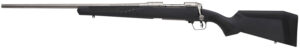 Savage Arms 57086 110 Storm Full Size 243 Win 4+1 22" Matte Button-Rifled Barrel, Matte Drilled & Tapped Stainless Steel Receiver, AccuStock Matte Gray Synthetic Stock, Left Hand