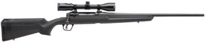 Savage Arms 57093 Axis II XP Full Size 6.5 Creedmoor 4+1 22" Matte Black Button-Rifled Barrel, Matte Black Carbon Steel Receiver, Matte Black Synthetic Stock, Bushnell Banner 3-9x40mm, Right Hand