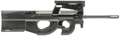 FN 3848950460 PS90  5.7x28mm 30+1 16" Black Ported Barrel, Black Picatinny Rail Aluminum Receiver, Matte Black Synthetic Bullpup w/Thumbhole Stock, Ambidextrous