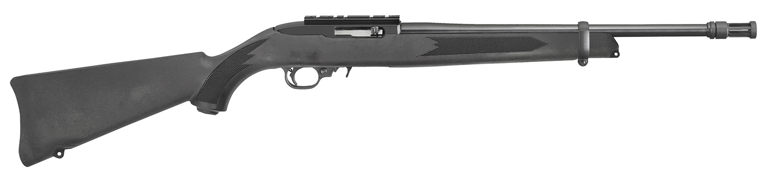 Ruger 1261 10/22 Tactical Full Size 22 LR 10+1 16.10" Satin Black Threaded Barrel, Receiver w/Scope Rail, Black Synthetic Fixed Stock, Right Hand