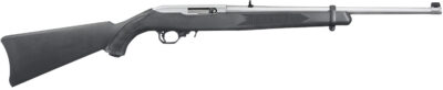 Ruger 1256 10/22 Carbine Full Size 22 LR 10+1 18.50" Satin Stainless Steel Barrel, Drilled & Tapped Receiver,  Black Synthetic Fixed Stock, Right Hand