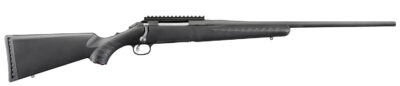 Ruger 6901 American  Full Size 30-06 Springfield 4+1 22" Matte Black Alloy Steel Barrel, Matte Black Steel Receiver w/Picatinny Rail, Black Fixed Synthetic Stock, Right Hand