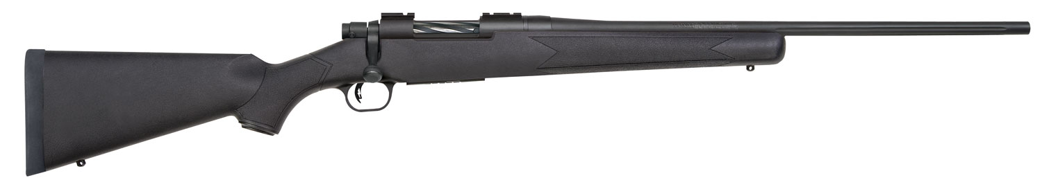 Mossberg 27864 Patriot  308 Win 5+1 22" Fluted Barrel w/Recessed Match Crown, Matte Blued Metal Finish, Spiral-Fluted Bolt, Synthetic Stock, Drop Box Magazine, Adjustable LBA Trigger