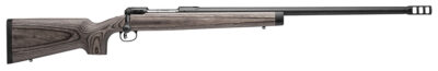 Savage Arms 22448 112 Magnum Target Full Size 338 Lapua Mag 1rd 26" Matte Black Heavy Threaded Barrel, Drilled & Tapped w/Picatinny Rail Steel Receiver, Gray Laminate Fixed Wood Stock