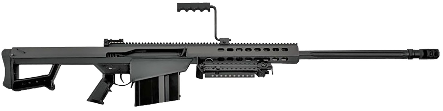 Barrett 13316 M82A1 50 BMG 10+1 29" Chrome-Lined Fluted Barrel, Black Cerakote Steel Receiver, Fixed Synthetic Stock w/Sorbothane Recoil Pad, Includes Hard Carry Case