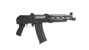 ZASTAVA USA ZPAP85 AK PISTOL 5.56 DARK WOOD, TOP RAIL, SBA3 1-30RD MAGAZINE