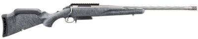 RUGER AMERICAN G2 6.5CM RFL 20" SPIRAL FLUTED BBL, GRY SPLTTR STOCK, 3RD